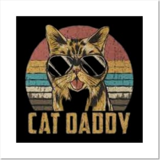 daddy cat Posters and Art